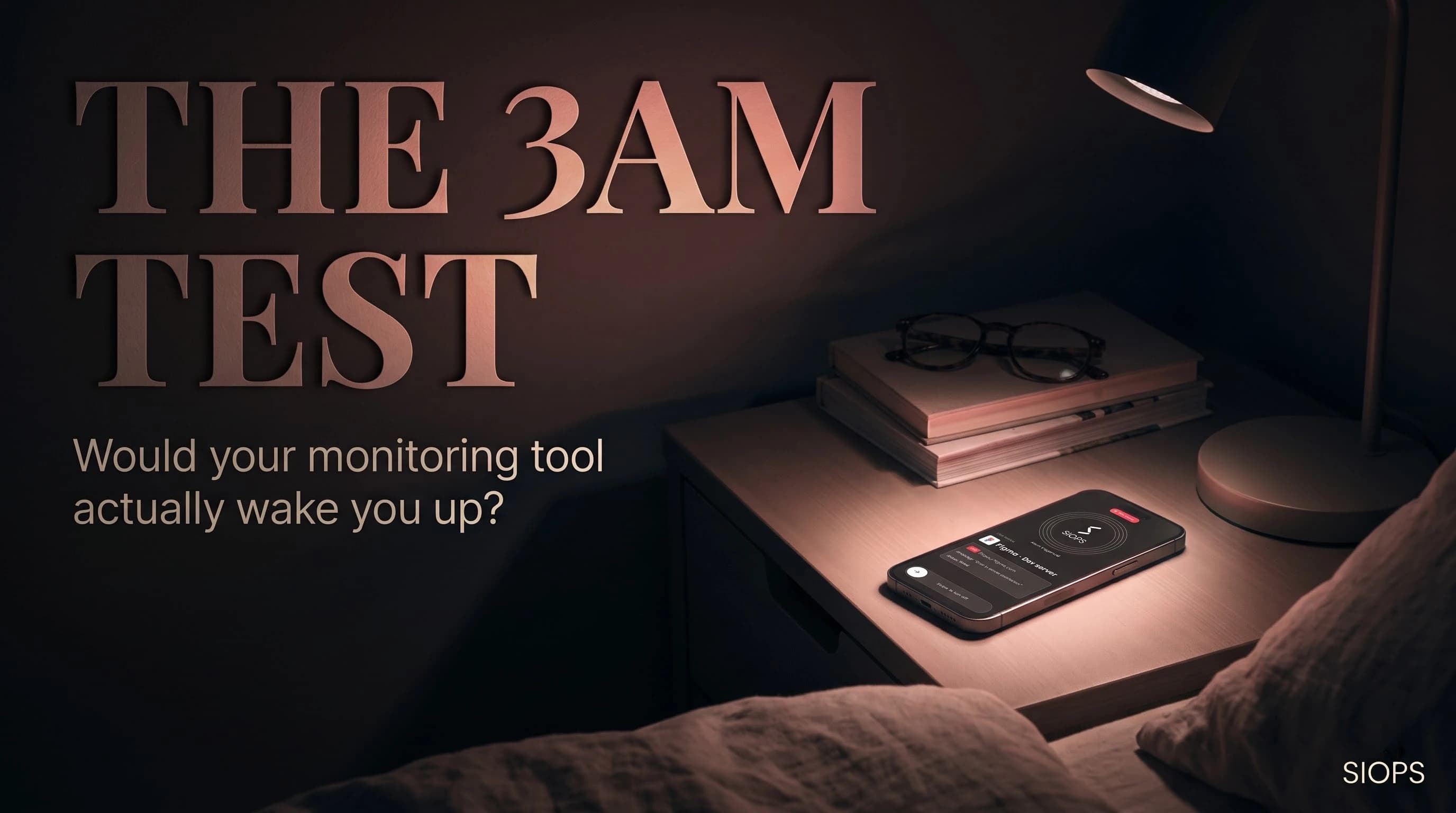 Cover Image for The 3am Test: Would Your Monitoring Tool Actually Wake You Up?