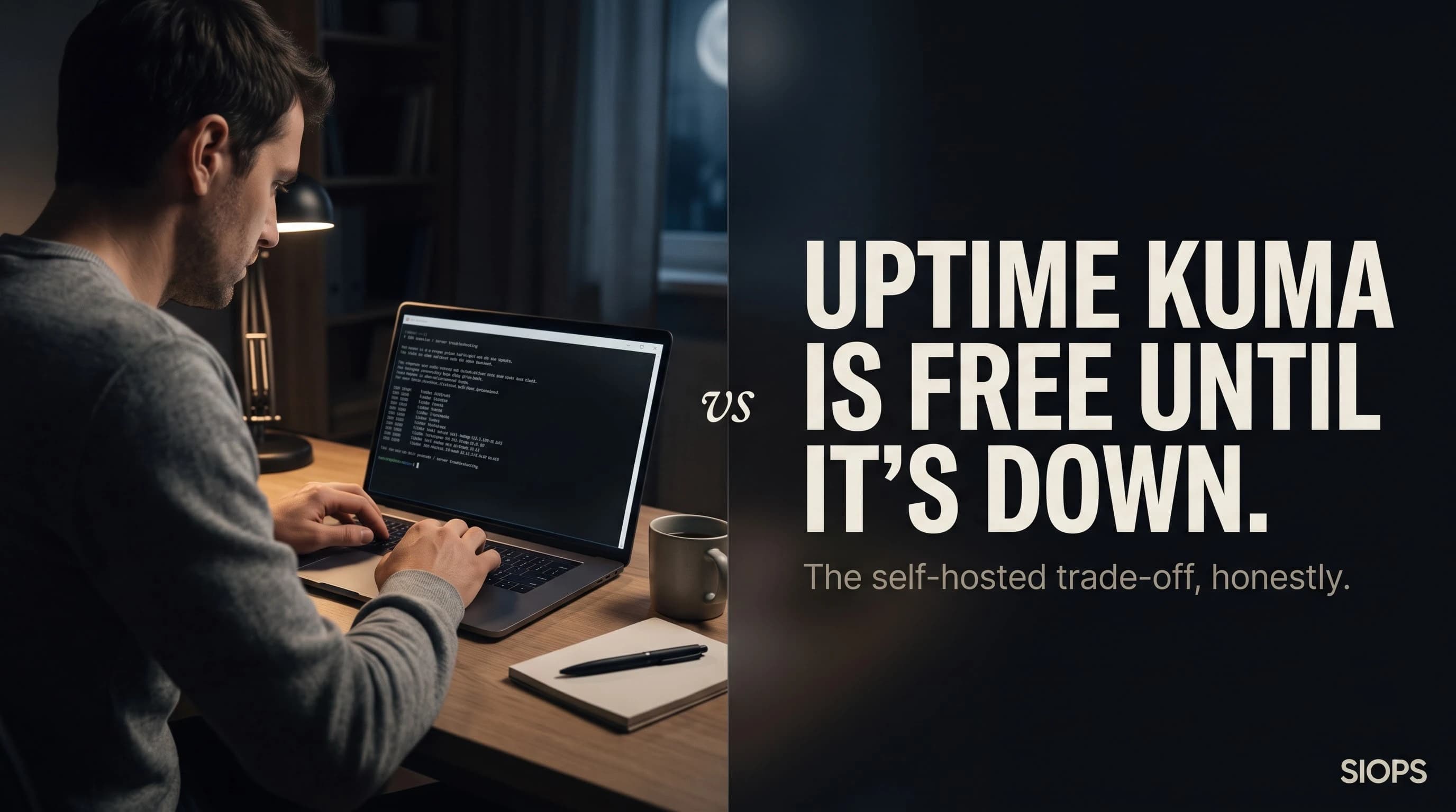 Cover Image for Uptime Kuma vs. SIOPS: Self-Hosted Is Free Until Your Server Is the Thing That's Down