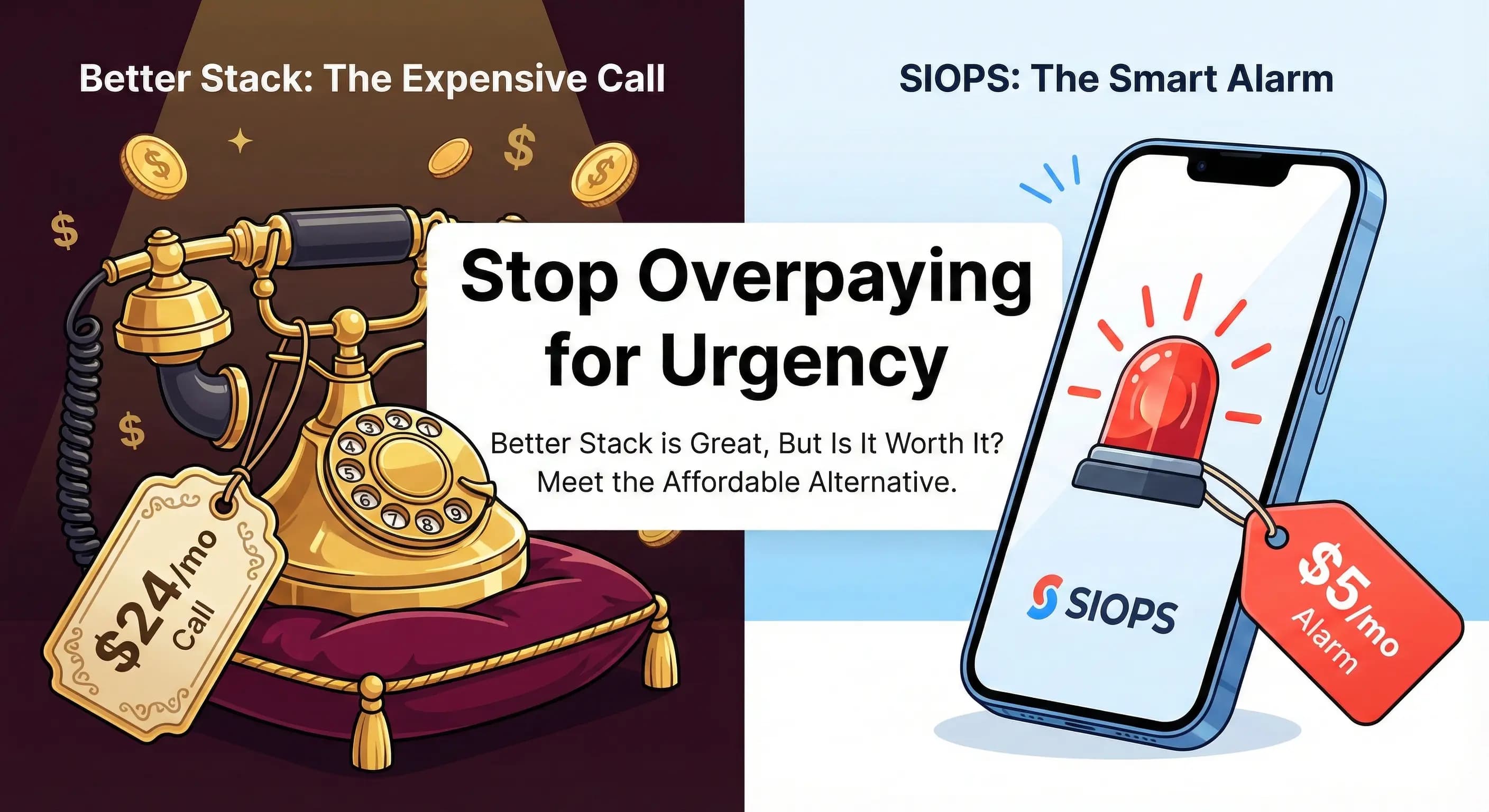 Cover Image for Better Stack vs. SIOPS: Why You Are Overpaying for "Sleep Insurance"